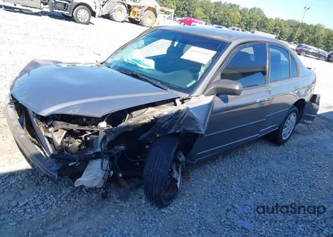 2005 Honda Civic Lx из США, поврежденный, VIN 2HGES16525H525154